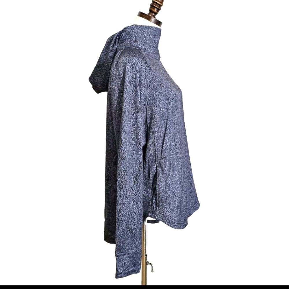 LULULEMON Women's Sz 12 Blue Pick Up the Pace Long Sleeve Hoodie Longsleeve Top - Picture 2 of 11